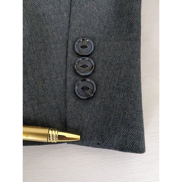 Vintage LeBaron Wool Blazer‎ Men's Size 42R Union Made USA Gray Model Howell New - Picture 16 of 16